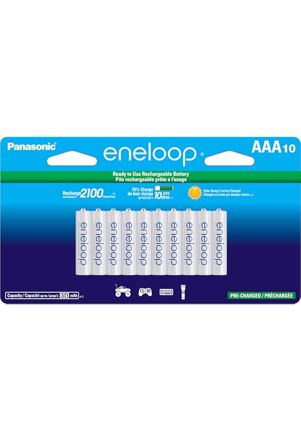 Amazon.com: Sanyo Eneloop Ni-MH Charger & Battery Pack (8x AA, 4x